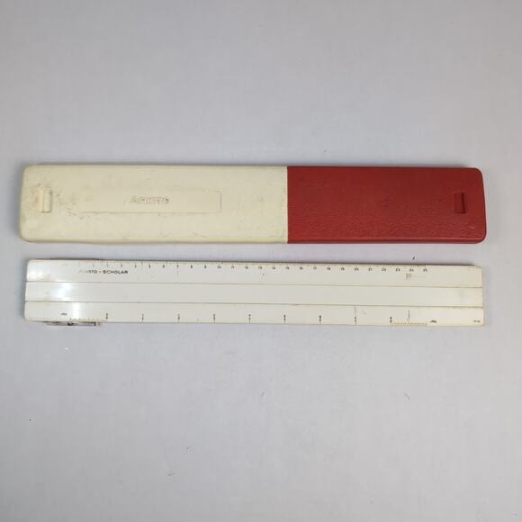 Aristo Scholar 0903 Slide Rule With Storage Case Made In Germany Engineering - Picture 3 of 6